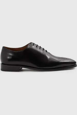 Reiss Mead Brogue Leather Brogue Detail Lace-Up Shoes AU 7 (EU 41)