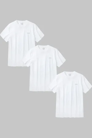 Aubin White Louth T-Shirts 3 Pack XXL