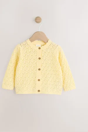 Next Yellow Baby Knitted 100% Cotton Cardigan (0mths-2yrs) 6