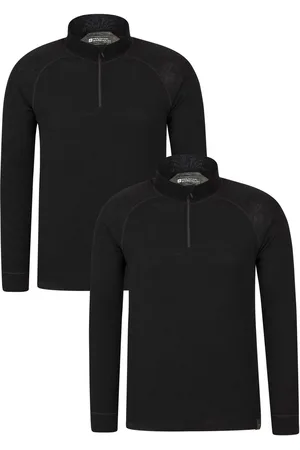 Mountain Warehouse Black Merino Multipack Thermal Top 3XL