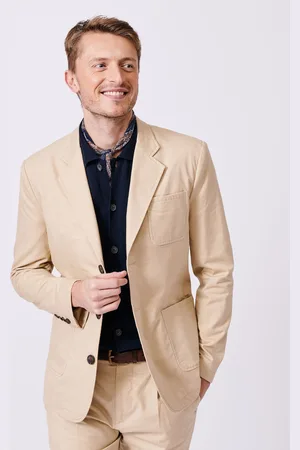 Aubin Blue Mareham Patch Pocket Blazer 44 R