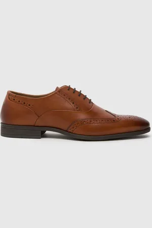 Schuh Row Leather Brogue Shoes AU 7 (EU 41)