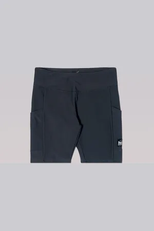 Pineapple Womens Rib Cycling Shorts with Pocket XL