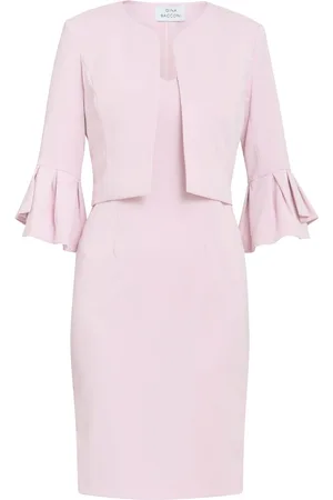 Gina Bacconi Melissa Crepe Dress And Jacket Set AU 8