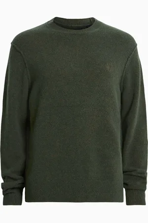 AllSaints AllSaints Green Statten Crew Neck Jumper XXL