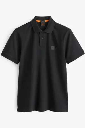 HUGO BOSS Slim Fit Passenger Logo Patch Pique Polo Shirt S