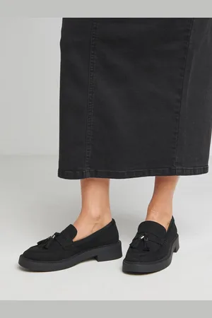 Simply Be Tassle Chunky Loafers In Extra Wide Fit AU 9 (EU 40)