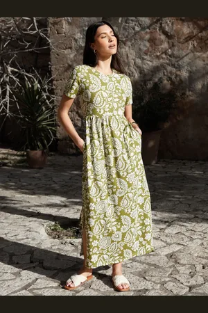 Threadbare 100% Cotton Jersey Maxi Dress with Pockets AU 12