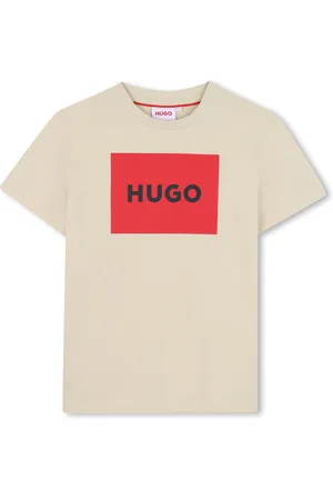 HUGO BOSS Natural Logo Short Sleeve T-Shirt 140146cm