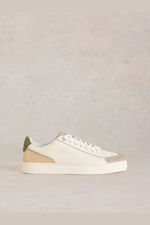 White Stuff White Toni Leather Trainers AU 7 (EU 37.5)
