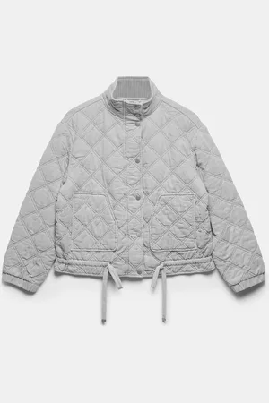 mint&berry Grey Washed Quilted Jacket L