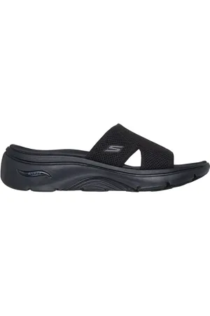 Skechers Black Go Walk Arch Fit 2.0 Sandals AU 5 (EU 36)