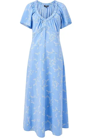 French Connection Danielle Faron Drape V-Neck Midi Dress 8