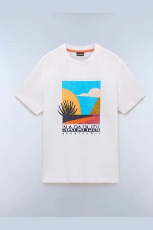 Napapijri Arbia Short Sleeve 100% Cotton White T-Shirt XXL