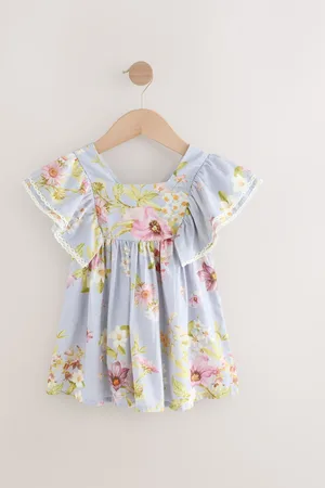 Next Angel Sleeve Summer Dress (3mths-8yrs) 2