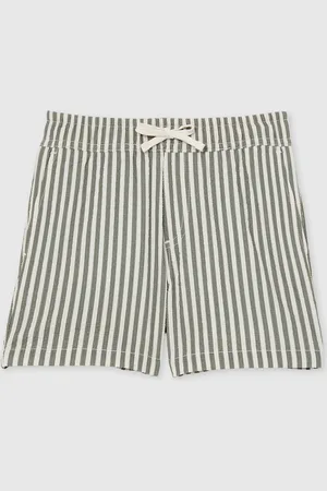 Reiss Bay 3-9 yrs Seersucker Striped Swim Shorts 7-8 Yrs