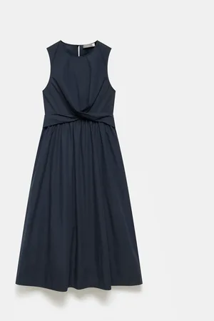 mint&berry Twist 100% Cotton Midi Dress AU 18