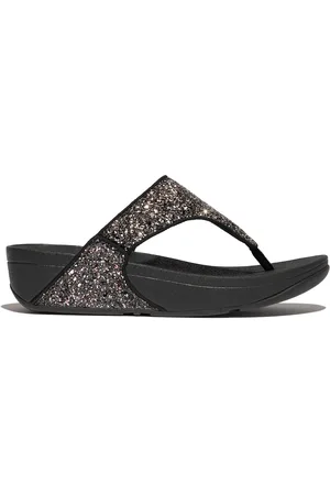FitFlop Lulu Multi Tonal Glitter Toe Post Sandals AU 5 (EU 36)