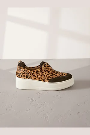 Next Animal Slip On Signature Forever Comfort Leather Chunky Wedge Platform Trainers AU 9 (EU 41)