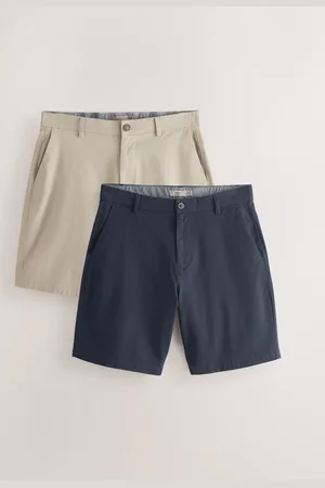 Next Loose Fit Stretch Chino Shorts 2 Pack 40W x 31L (UK 40 R)