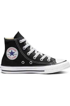 Converse Black/White Chuck Taylor High Top Junior Trainers AU 1 (EU 17)
