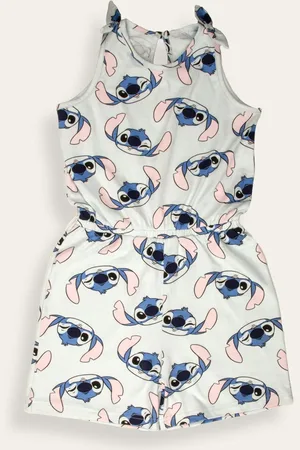 Brand Threads Blue 100% Cotton Stitch Playsuit 134140cm