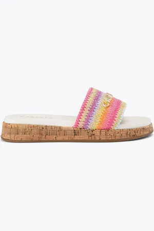 Carvela Pink Cloud Stripe Sandals AU 6 (EU 37)
