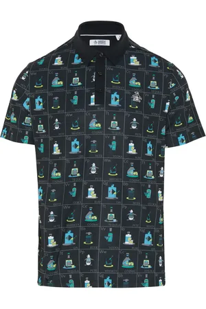 Original Penguin Petes Flash Drinking Cards Polo Shirt XXL