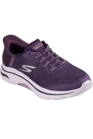 Skechers Purple Go Walk Arch Fit 2.0 Valencia Slip In Trainers AU 5 (EU 36)