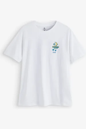 Converse White 100% Cotton Motel Back Graphic T-Shirt