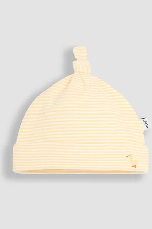 JoJo Maman Bébé Yellow Baby Embroidered Hat Upto 3 Months (50
