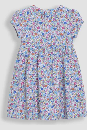 JoJo Maman Bébé Ditsy Floral Print 100% Cotton Dress 6