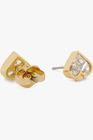 Kate Spade Gold Tone Clear Studs Earrings One