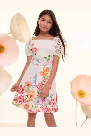 Lipsy London Lace Sleeve Occasion Dress (5-16yrs) 10 Years (140cm)