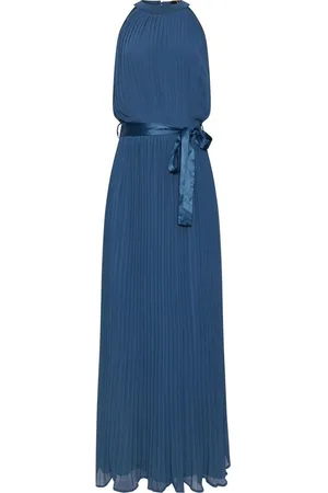 Long Tall Sally Halterneck Pleated Maxi Dress AU 8 Tall