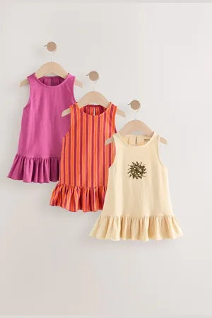 Next Purple/Ecru 100% Cotton Sequin Peplum Frill Vest (3-16yrs) 11 Years (146cm)