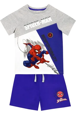 Character Blue Spider-Man T-Shirt and Shorts Set 3