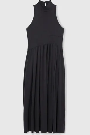 Reiss Blake Jersey Sleeveless Midi Dress M