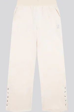 Juicy Couture Cream Girls Velour Straight Leg Joggers 10