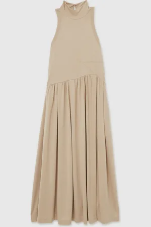 Reiss Blake Jersey Sleeveless Midi Dress S