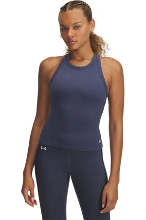 Under Armour Grey Motion High Neck Tank L