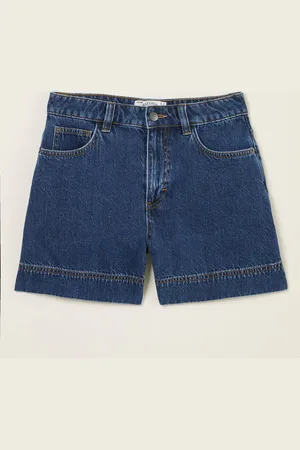 Fat Face FatFace Broadway 100% Cotton Denim Shorts AU 18