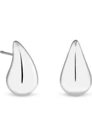 Jon Richard Silver Tone Dome Earrings One