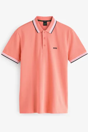 HUGO BOSS Paddy Tipped 100% Cotton Polo Shirt