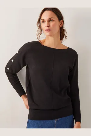 Monsoon Black Bria Batwing Sweater XXL