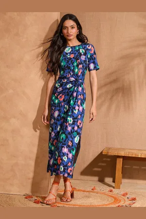 Love & Roses Jersey Midi Dress AU 18