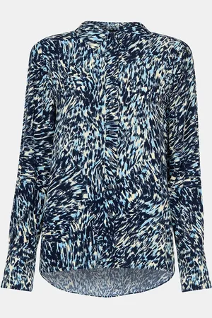 Whistles Leopard Swirl Print Shirt AU 16