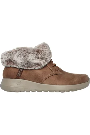 Skechers Natural On The Go Joy Cozy Charm Slip-In Boots AU 7 (EU 38)