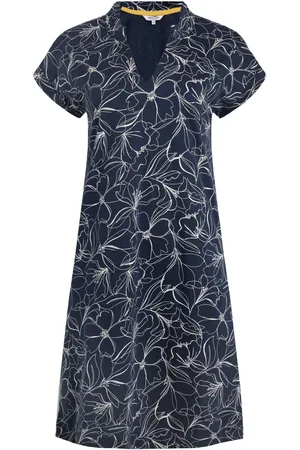 Weird Fish Suffolks 100% Cotton Printed Jersey Dress AU 12