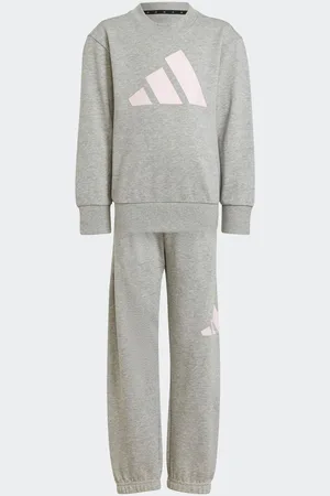 adidas Grey Essentials Tracksuit 4